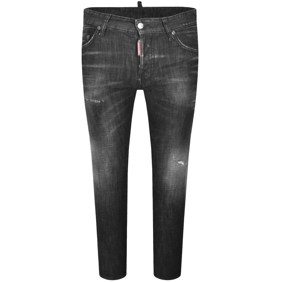 週末限定DSQUARED2 ICON FOREVER JEANS SKATER DSQUARED2 Skater Jeans Black | Mainline Menswear ca
